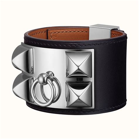 hermes collier de chien silver cuff bracelet replica|hermes collier de chien belt.